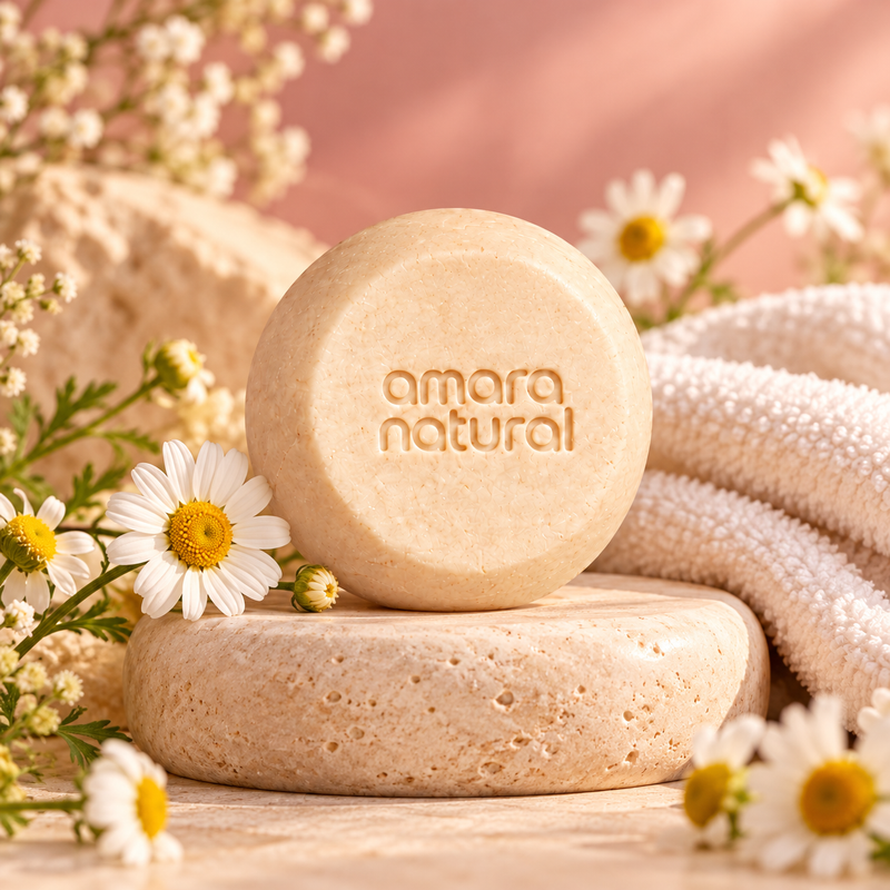 Suavidad pura - Shampoo de Manzanilla · Amara Natural